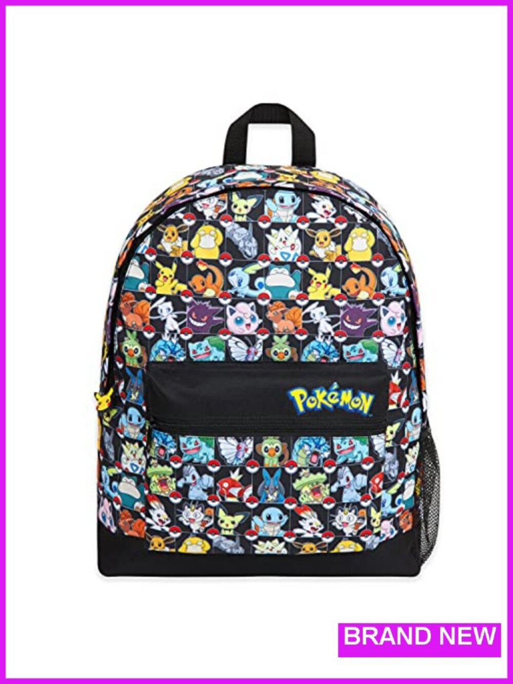 Pokemon Pikachu Anime Backpack for Kids Teens Daycare School Travel